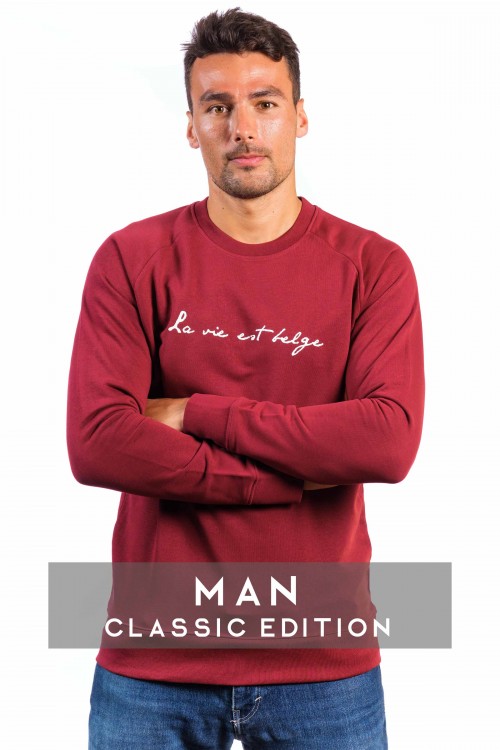 Classic sweatshirt burgundy M