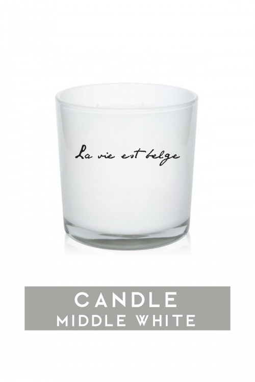 Middle white candle 920 gr