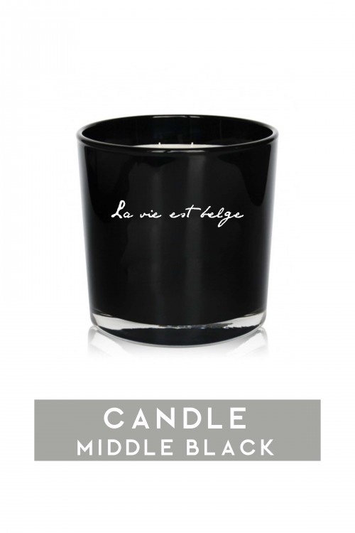 Middle black candle 920 gr