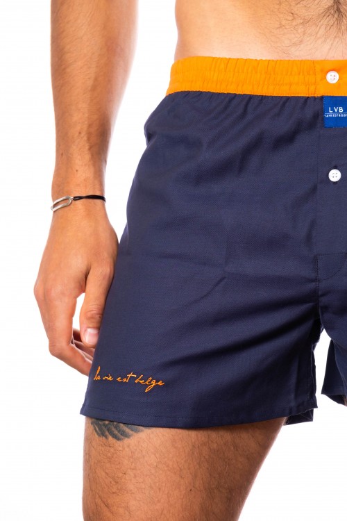 Underpants Orange/ navy M