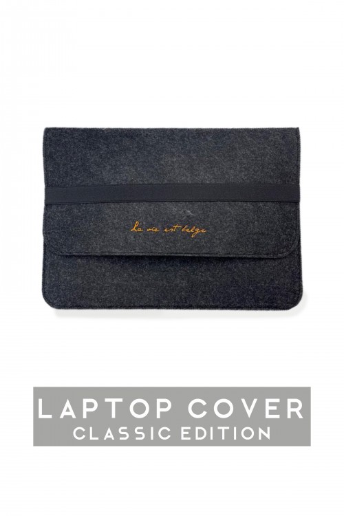 Dark grey Laptop cover