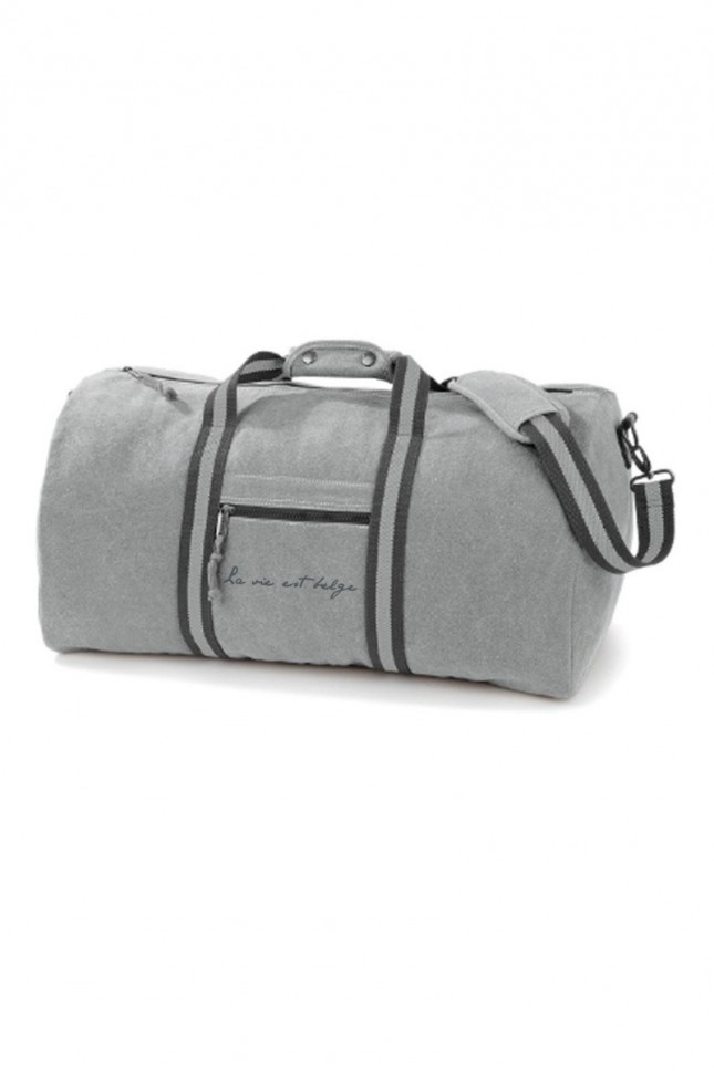 Large light grey travel bag